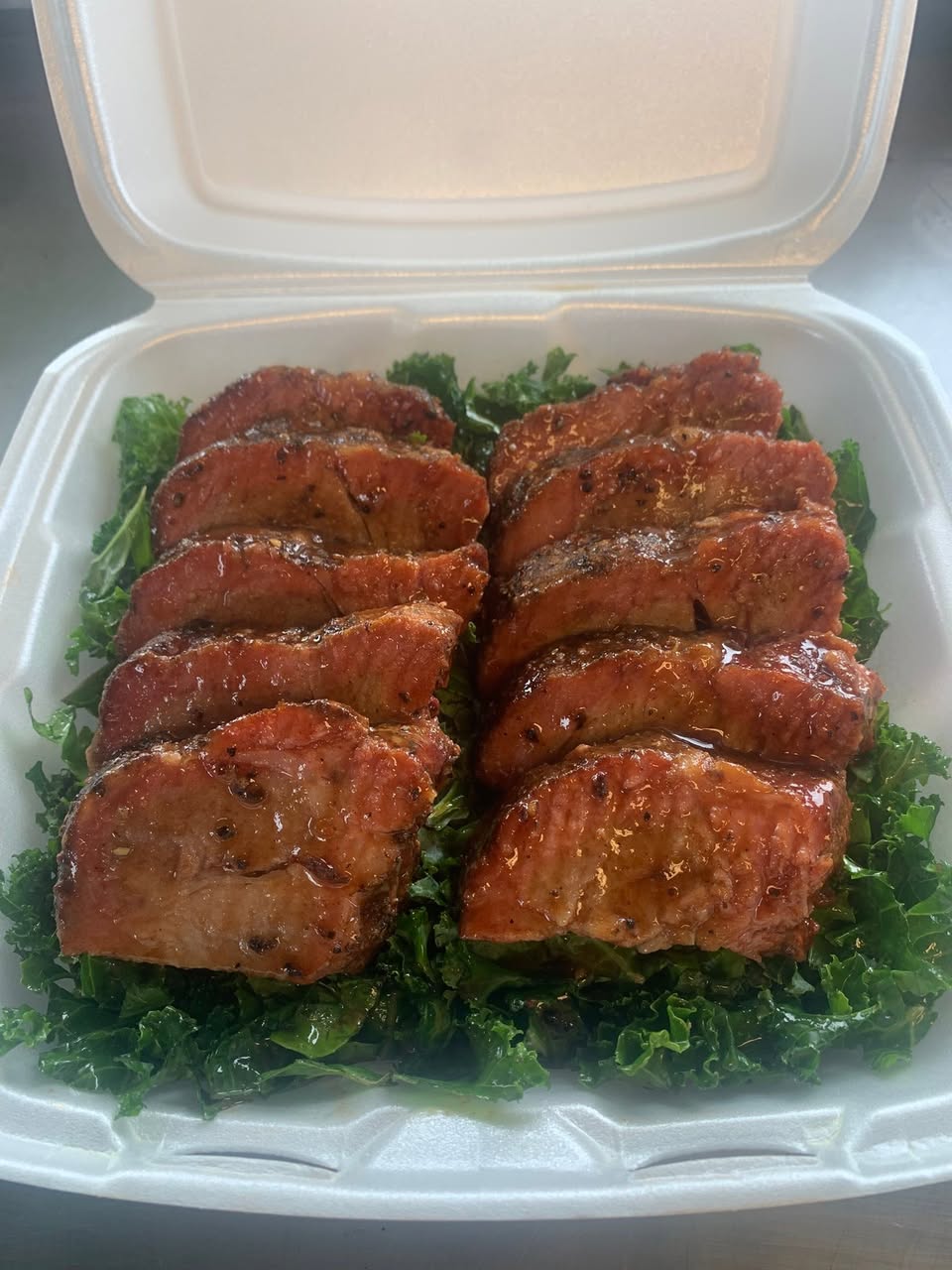 Smoked meats packed to go