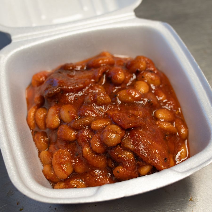 Sweet & smoky baked beans